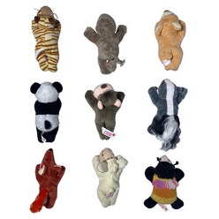 중국 동물친구들 미니 냉장고 자석 동물인형 12cm, 곰