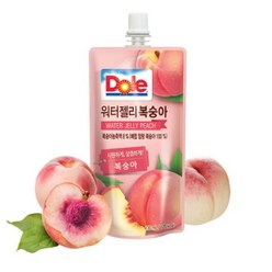 DOLE 돌 워터젤리 과일 복숭아 젤리 대용량젤리 130ml x 10개입, 10개, 망고 10개