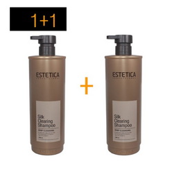 1+1구성~ 에스테티카 실크 클리어링 샴푸 1500ml 정품, 1개