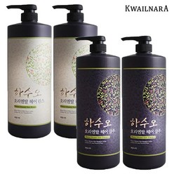 하수오 오리엔탈 헤어 샴푸 린스 1500ml x 2개구성 택, 샴푸 2개, 2개