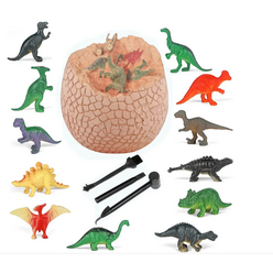 점보 공룡 알 화석 발굴 키트 어린이 교육 놀이 체험, 1개