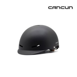 CANCUN 캔쿤 S1 자전거 아웃몰드 어반 헬멧, 무광화이트(57-61cm)
