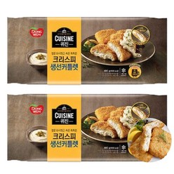 동원 퀴진 크리스피 생선 커틀렛 400g x 2개 / 생선까스