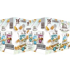 (영국직배) 잇리얼 버라이어티 박스 퀴노아 렌틸 후무스 칩 15개입 2팩 Eat Real Variety Box