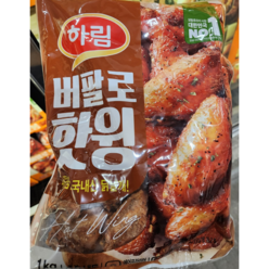 (무료배송) 하림 버팔로 핫윙 1kg 국내산 매콤한 닭날개 [코스트코], 1개
