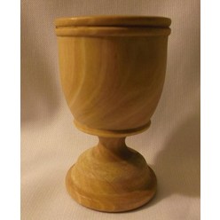 Holy Land Market 성찬식 와인 컵 - 올리브 나무-MED (7.6cm 높이). 훌륭한 디테일과 각각에 작동합니다., 1개