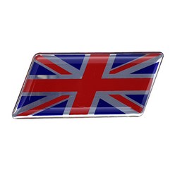 카포카 자동차 국기 엠블럼 스티커 (독일 이탈리아 프랑스 영국 스웨덴 미국), 06. 직사각 영국, 직사각형