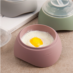 파스텔 실리콘 전자레인지 에그메이커 (3color) 계란후라이 만들기, 핑크, 1개