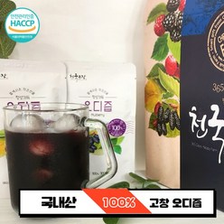 고창 천국농장 오디즙 오디원액 100% 파우치 33팩, 33개