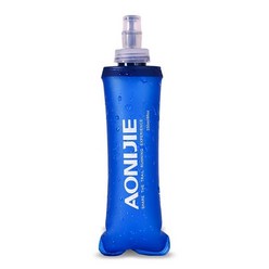 AONIJIE 250ml 500ml 접이식 실리콘 소프트 플라스크 물병 야외 스포츠 여행 러닝 주전자 수화 팩 가방 조끼, 1개