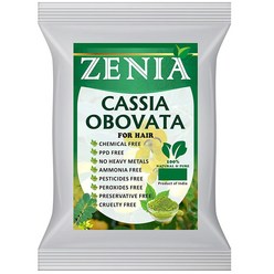 제니아 100% 천연 염색 카시아 오보바타 100g Zenia Cassia Obovata, 1개