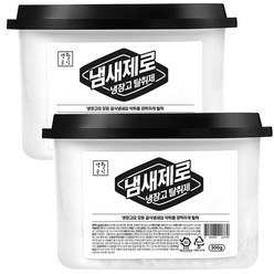 생활공식 냄새제로 냉장고 탈취제, 2개, 300g