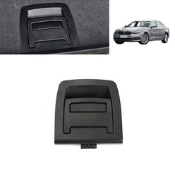 E70 E71 X5 X6 2006-2013 내부 후면 트렁크 매트 핸들 자동 액세서리, 검은색, 열쇠 구멍없이