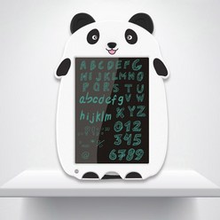 동물 캐릭터 어린이 유아 메모 패드 전자 노트 미니 칠판, 캐릭터메모패드-블루고양이
