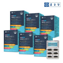 종근당 루테인 오메가3 (1 100mgX30캡슐) 6박스(총6개월분), 1세트, 30정