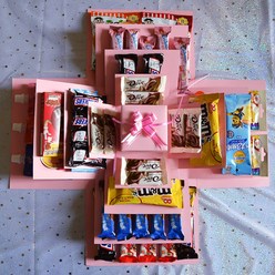 서프라이즈 겹겹이 박스 상자 깜짝 선물 어린이날 어버이날 생일 이벤트, 추가안함, 핑크