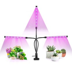 비상 식물등 성장등 생장등 재배등 쑥쑥이 다육이 난초 LED조명, 3헤드+충전기, 1개