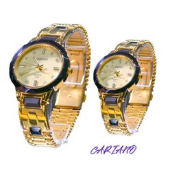 카리아노 세라믹야광시계 남성용 여성용 금장시계 손목시계 선물 패션시계