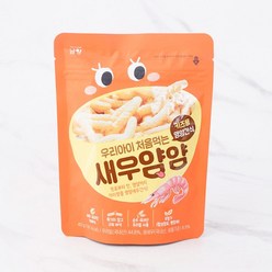 [메가마트]남양유업 우리아이 처음먹는 새우얌얌 40g, 필수, 1개