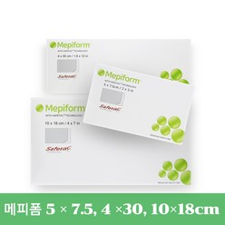 메피폼(mepiform) 4x30cm(대) 흉터밴드 5매 (가위포함), 5개