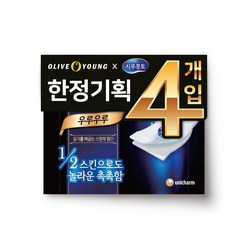 시루콧토 우루우루 화장솜, 40매입, 4개