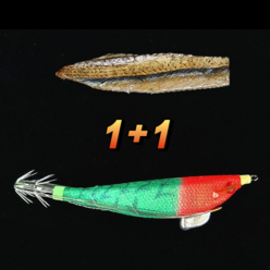 캠낙스 UV 케이무라 수평 야광 생미끼 철사 와이어 한치 갑오징어 문어 쭈꾸미 삼봉 에기 학꽁치포 1+1, 수박A + 학꽁치포