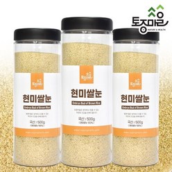 [토종마을]국산 현미쌀눈 500g X 3통, 단품