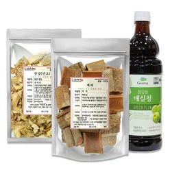 자연초 생강+계피+매실청 세트차 (생강100g+계피100g+매실청900ml), 2개