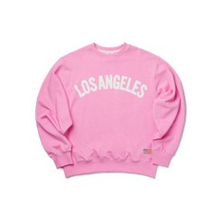 남자 여자 맨투맨 스웨트 셔츠 호텔세리토스 Los Angeles W아쉬ing Sweat-Shirt [Pink]