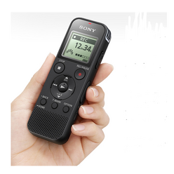 SONY 보이스레코더(4GB) 고성능 녹음기 USB슬라이드/외장메모리슬롯/PCM녹음/배터리사용/강의 인터뷰 대화녹음 고음질