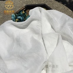 한산모시옷 모시한복 스타일 원단 린넨 100S 얇고 가벼운 천연 모시 얇은 중국 로브 DIY 바느질 이너 스트랩 여름-43