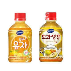 해태 허니유자/모과생강 280ml (48펫) 택1, 허니유자(24펫)+모과생강(24펫)