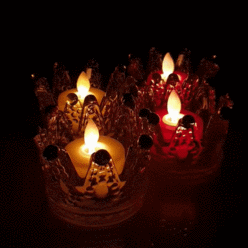 하주글로벌 LED양초 흔들리는 촛불 티라이트 전자초 캔들홀더 카페용 크리스마스 인테리어 소품, LED 미니양초 화이트