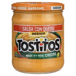 토스티토스 살사 치즈 미디엄 딥 나쵸 소스 Tostitos Medium Salsa Con Queso 425g 3팩, 3개