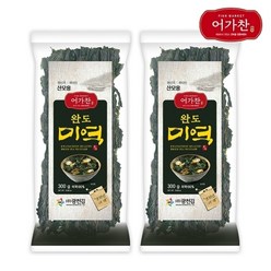 광천김 [광천김] 본사직송 어가찬 완도 미역 (300g+300g), 햇미역300g*2봉, 2개