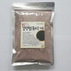 그린내추럴 국산 볶은 검정쌀가루(볶은 흑미가루) 300g, 1개