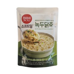 비비고 녹두닭죽, 420g, 7개