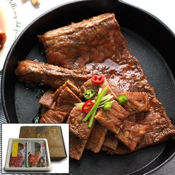 꿀맛연구소 백종원의 3대천왕 원조 포천 이동갈비 양념 돼지갈비 선물세트 2kg(1kg x2팩) 부직포가방 선물용갈비