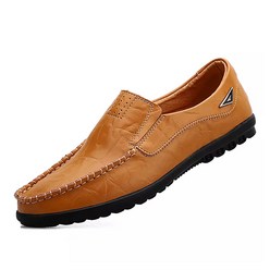 남성 패션 가죽 구두 슬립온 로퍼 워킹 여름 편안한 캐주얼 컴포트화 슈즈 2021 Men's Leather Loafers Slip-ons Shoes