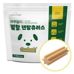 라무달리 강아지 말랑 덴탈츄러스 31p, 연어 + 생선살 혼합맛 × 2개