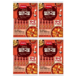 다시다 요리의신 얼큰국물 120g, 4개