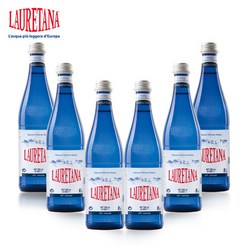 라우레타나 LAURETANA 이태리 생수 VAP500ML 유리병 6개입, 단일옵션, 500ml