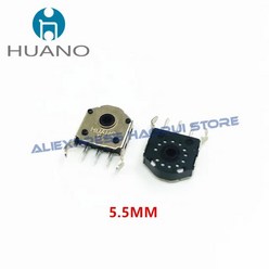 마우스 수리 HUANO 휠 인코더 컴퓨터 네비게이션 액세서리 디코더 4.5mm 5/5mm 7mm 9mm 10mm 11/12mm 6mm 13mm 14mm 5 개, [03] 5Pcs 5.5MM