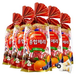 일광 옛날 종합젤리(500g) x 5봉(+밀크츄2개 포함), 1세트