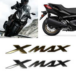 야마하 XMAX300 엑스맥스 바디커버 사이드커버 순정 엠블럼 로고, 골드, 1개