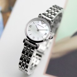 엠포리오 아르마니 여성 쿼츠 메탈 손목시계