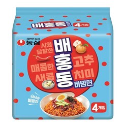 농심 배홍동 비빔면 137g, 8개