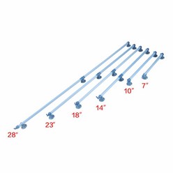 7-28 인치 물고기 탱크 수족관 에어 스톤 산소 통풍기 증가 공기 버블 연못 펌프 수경 산소 공급 그레이트, 23인치 60CM