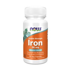 나우푸드 철분 Iron 36mg 90캡슐 한개, 1개, 90정