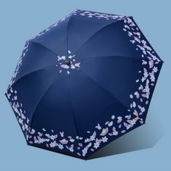 우아한클릭 여성 초경량 자외선차단 암막 접는 3단 양산 가벼운 우산 우양산 양우산
